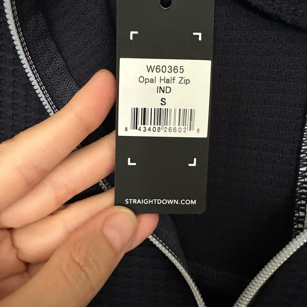 NWT Navy Half-Zip Golf Sweater - Picture 5 of 5